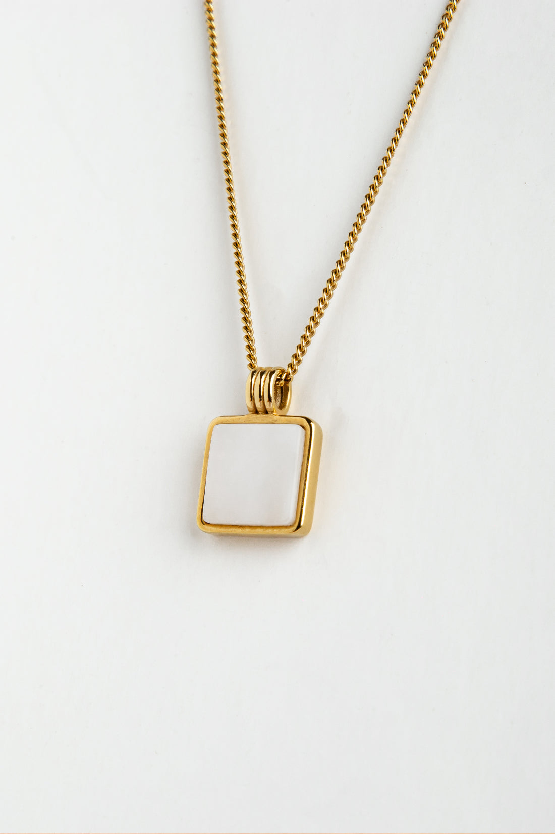 BLANK PAGE NECKLACE